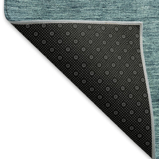 Piper Looms Mayfield Ombre AMF833 Teal Machine Washable Area Rug Backing Image