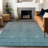 Piper Looms Mayfield Ombre AMF833 Teal Machine Washable Area Rug Lifestyle Image Feature