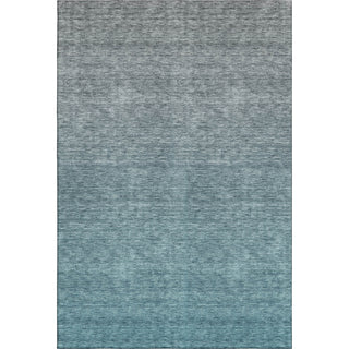 Piper Looms Mayfield Ombre AMF833 Teal Machine Washable Area Rug main image