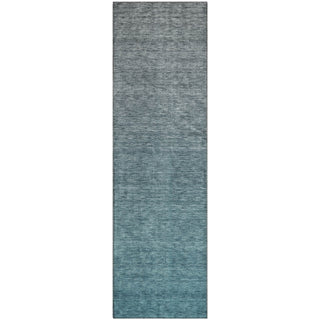 Piper Looms Mayfield Ombre AMF833 Teal Machine Washable Area Rug Runner Main Image