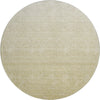 Piper Looms Mayfield Ombre AMF833 Wheat Machine Washable Area Rug Round Main Image