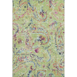 Piper Looms Mayfield Paisley AMF834 Aloe Machine Washable Area Rug main image