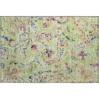 Piper Looms Mayfield Paisley AMF834 Aloe Machine Washable Area Rug Scatter Main Image
