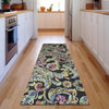 Piper Looms Mayfield Paisley AMF834 Black Machine Washable Area Rug Runner Lifestyle Image Feature