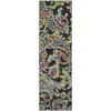 Piper Looms Mayfield Paisley AMF834 Black Machine Washable Area Rug Runner Main Image