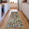 Piper Looms Mayfield Paisley AMF834 Chocolate Machine Washable Area Rug Runner Lifestyle Image Feature
