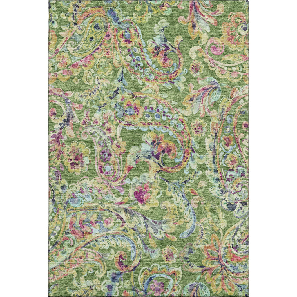 Piper Looms Mayfield Paisley AMF834 Fern Machine Washable Area Rug main image