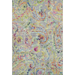 Piper Looms Mayfield Paisley AMF834 Gray Machine Washable Area Rug main image