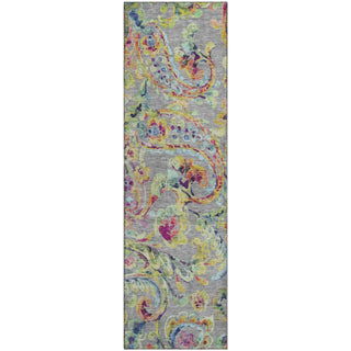 Piper Looms Mayfield Paisley AMF834 Gray Machine Washable Area Rug Runner Main Image