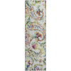 Piper Looms Mayfield Paisley AMF834 Ivory Machine Washable Area Rug Runner Main Image