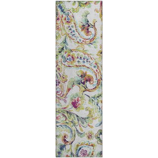 Piper Looms Mayfield Paisley AMF834 Ivory Machine Washable Area Rug Runner Main Image
