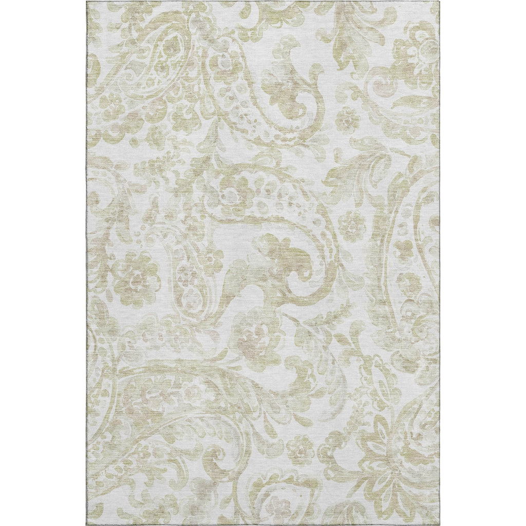 Piper Looms Mayfield Paisley AMF835 Beige Machine Washable Area Rug main image