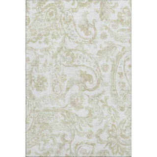 Piper Looms Mayfield Paisley AMF835 Beige Machine Washable Area Rug main image