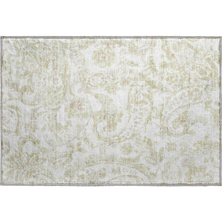 Piper Looms Mayfield Paisley AMF835 Beige Machine Washable Area Rug Scatter Main Image