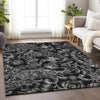 Piper Looms Mayfield Paisley AMF835 Black Machine Washable Area Rug Lifestyle Image Feature