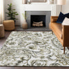 Piper Looms Mayfield Paisley AMF835 Brown Machine Washable Area Rug Lifestyle Image Feature