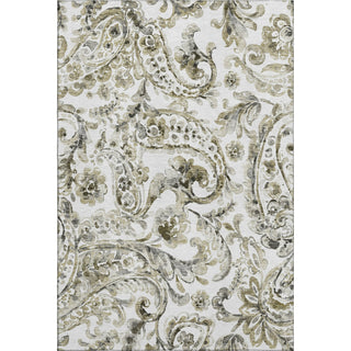 Piper Looms Mayfield Paisley AMF835 Brown Machine Washable Area Rug main image