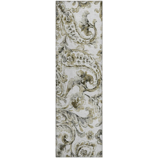 Piper Looms Mayfield Paisley AMF835 Brown Machine Washable Area Rug Runner Main Image