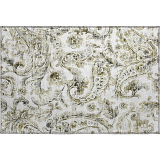 Piper Looms Mayfield Paisley AMF835 Brown Machine Washable Area Rug Scatter Main Image