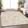 Piper Looms Mayfield Paisley AMF835 Coral Machine Washable Area Rug Lifestyle Image Feature
