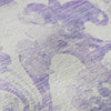 Piper Looms Mayfield Paisley AMF835 Lavender Machine Washable Area Rug Swatch Image