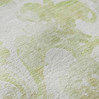 Piper Looms Mayfield Paisley AMF835 Sage Machine Washable Area Rug Swatch Image