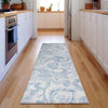 Piper Looms Mayfield Paisley AMF835 Sky Machine Washable Area Rug Runner Lifestyle Image Feature