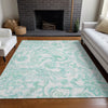 Piper Looms Mayfield Paisley AMF835 Turquoise Machine Washable Area Rug Lifestyle Image Feature