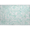 Piper Looms Mayfield Paisley AMF835 Turquoise Machine Washable Area Rug Scatter Main Image