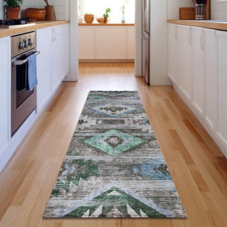Piper Looms Mayfield Southwest AMF836 Brown Machine Washable Area Rug Runner Lifestyle Image Feature