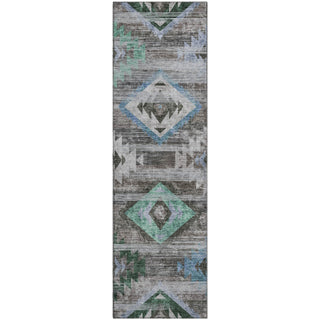 Piper Looms Mayfield Southwest AMF836 Brown Machine Washable Area Rug Runner Main Image