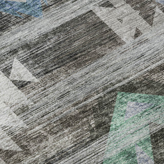 Piper Looms Mayfield Southwest AMF836 Brown Machine Washable Area Rug Swatch Image