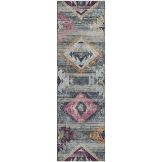 Piper Looms Mayfield Southwest AMF836 Gray Machine Washable Area Rug Runner Main Image