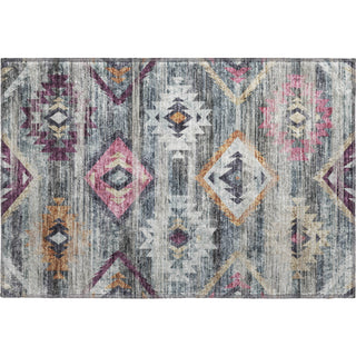 Piper Looms Mayfield Southwest AMF836 Gray Machine Washable Area Rug Scatter Main Image