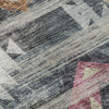 Piper Looms Mayfield Southwest AMF836 Gray Machine Washable Area Rug Swatch Image