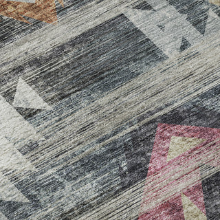 Piper Looms Mayfield Southwest AMF836 Gray Machine Washable Area Rug Swatch Image