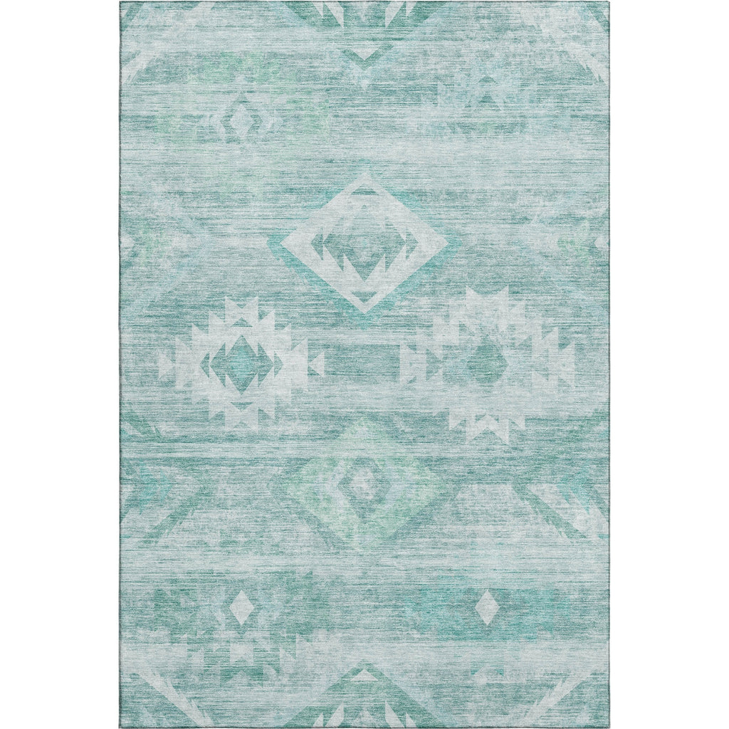 Piper Looms Mayfield Southwest AMF837 Aqua Machine Washable Area Rug main image