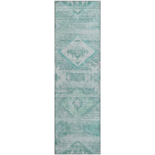 Piper Looms Mayfield Southwest AMF837 Aqua Machine Washable Area Rug Runner Main Image