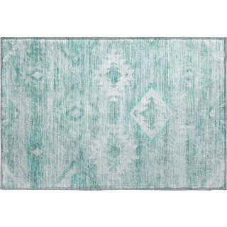 Piper Looms Mayfield Southwest AMF837 Aqua Machine Washable Area Rug Scatter Main Image