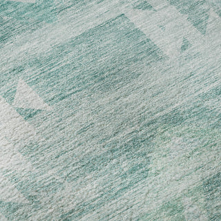 Piper Looms Mayfield Southwest AMF837 Aqua Machine Washable Area Rug Swatch Image