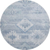 Piper Looms Mayfield Southwest AMF837 Blue Machine Washable Area Rug Round Main Image
