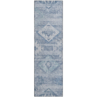 Piper Looms Mayfield Southwest AMF837 Blue Machine Washable Area Rug Runner Main Image