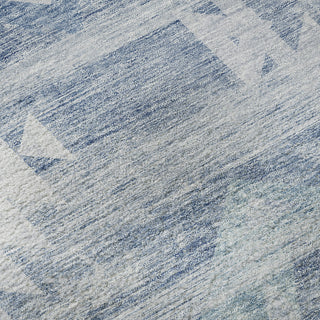 Piper Looms Mayfield Southwest AMF837 Blue Machine Washable Area Rug Swatch Image
