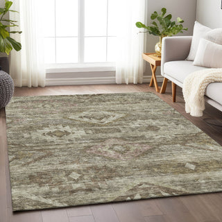 Piper Looms Mayfield Southwest AMF837 Brown Machine Washable Area Rug Lifestyle Image Feature