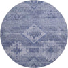Piper Looms Mayfield Southwest AMF837 Navy Machine Washable Area Rug Round Main Image