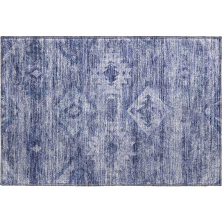 Piper Looms Mayfield Southwest AMF837 Navy Machine Washable Area Rug Scatter Main Image
