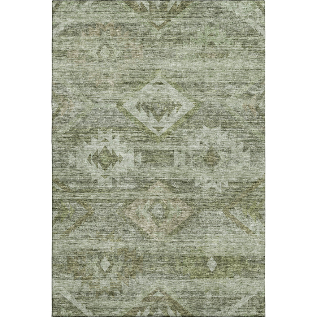 Piper Looms Mayfield Southwest AMF837 Olive Machine Washable Area Rug main image