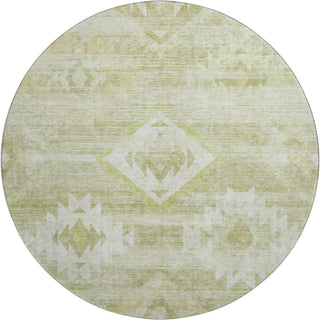 Piper Looms Mayfield Southwest AMF837 Sage Machine Washable Area Rug Round Main Image