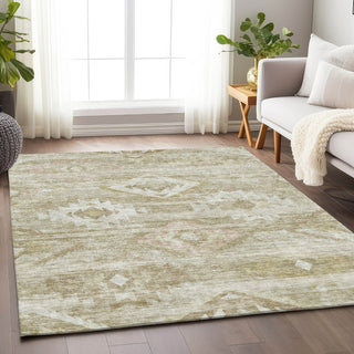Piper Looms Mayfield Southwest AMF837 Taupe Machine Washable Area Rug Lifestyle Image Feature