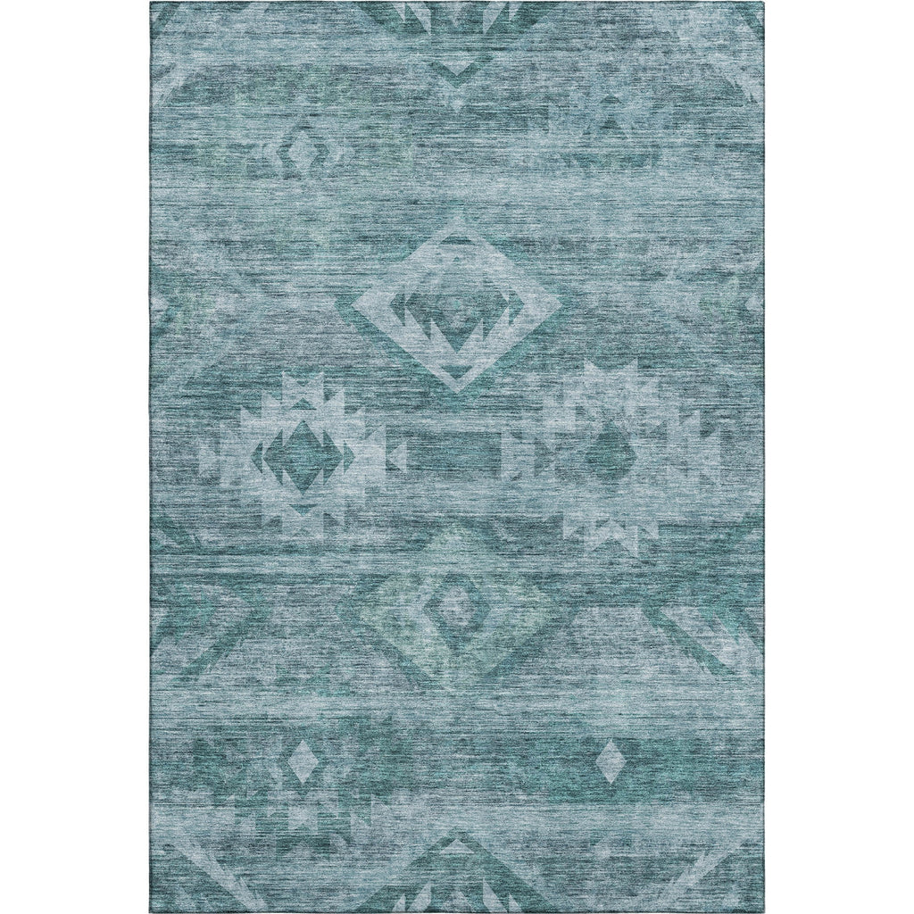 Piper Looms Mayfield Southwest AMF837 Teal Machine Washable Area Rug main image